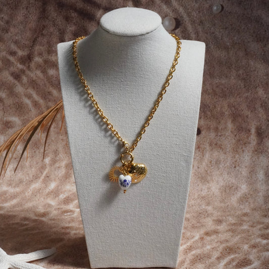Collana Shell Strass