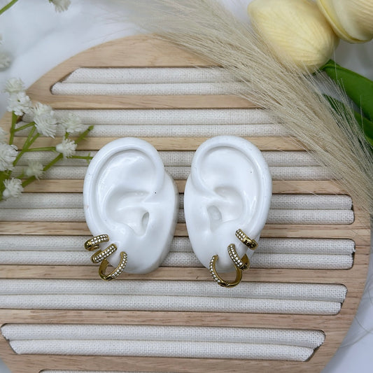 Pavé Earrings Set