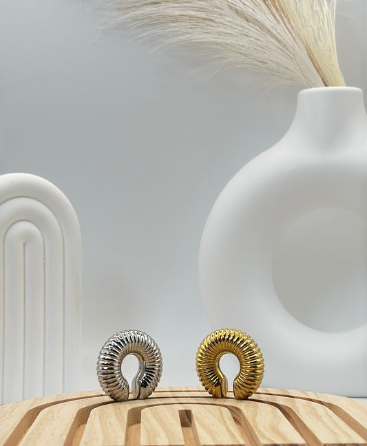 Ear Cuff Circle Rigato