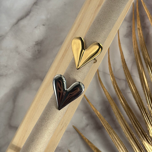 Anello Big Heart Liscio