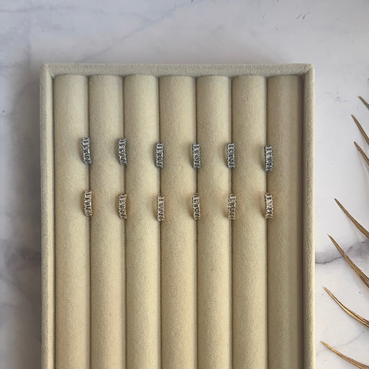 Rainbow Pavè Earrings Set