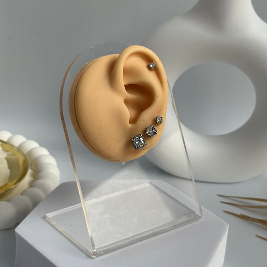 Diamond Earrings Set