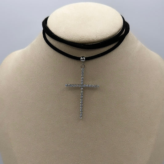 Choker Croce Slim