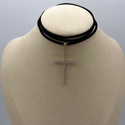 Choker Croce Slim