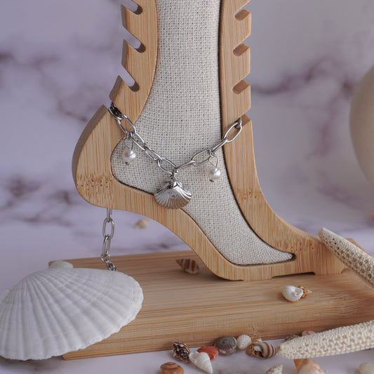 Cavigliera Conchiglia Pearl