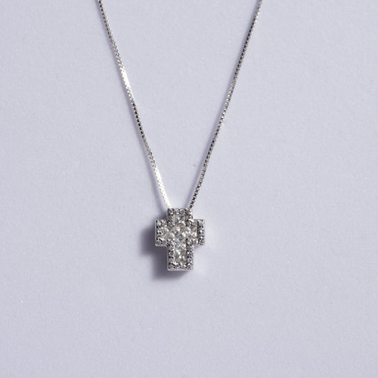 Collana Croce Lucente Small