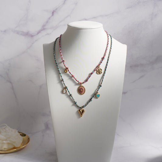 Collana Filo Charms