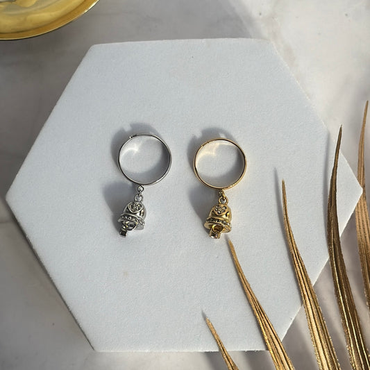 Anello campanella cuore