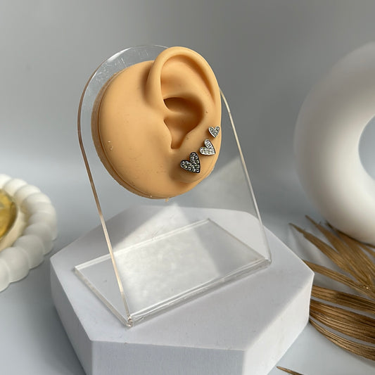 Sweet Heart Earrings Set