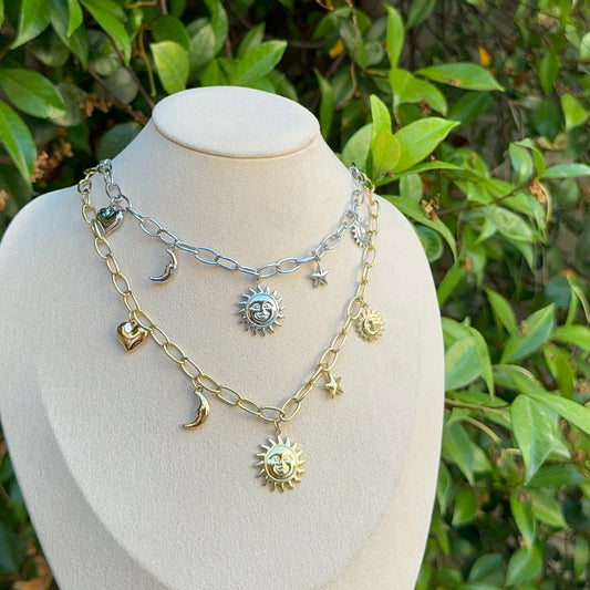 Collana Sun Charms