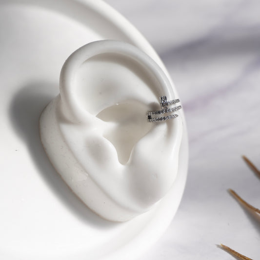 Ear Cuff Chiodo Strass