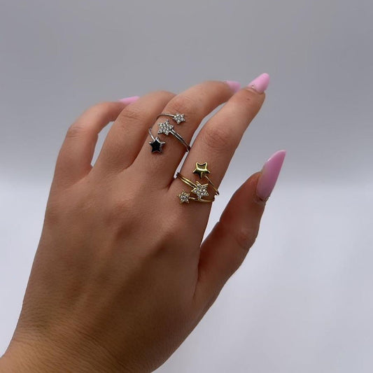 Anello Abbraccio Stellato