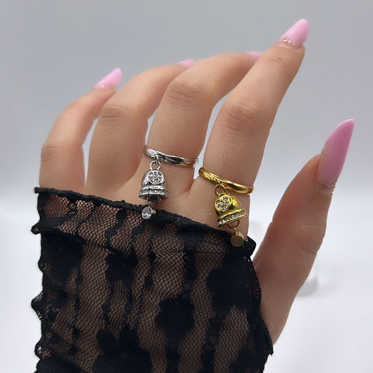 Anello campanella cuore